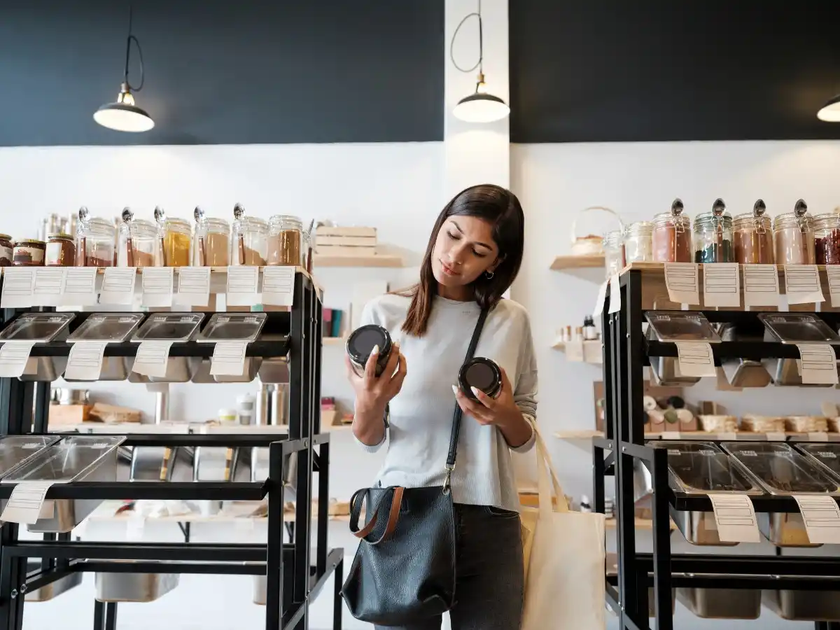 Consumer behavior woman store customer choice