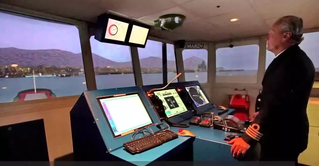Ships bridge MARIN simulator